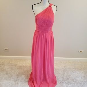 Pink bridesmaid dress